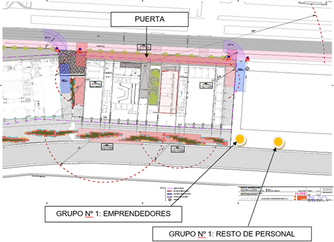 Mapa evacuación